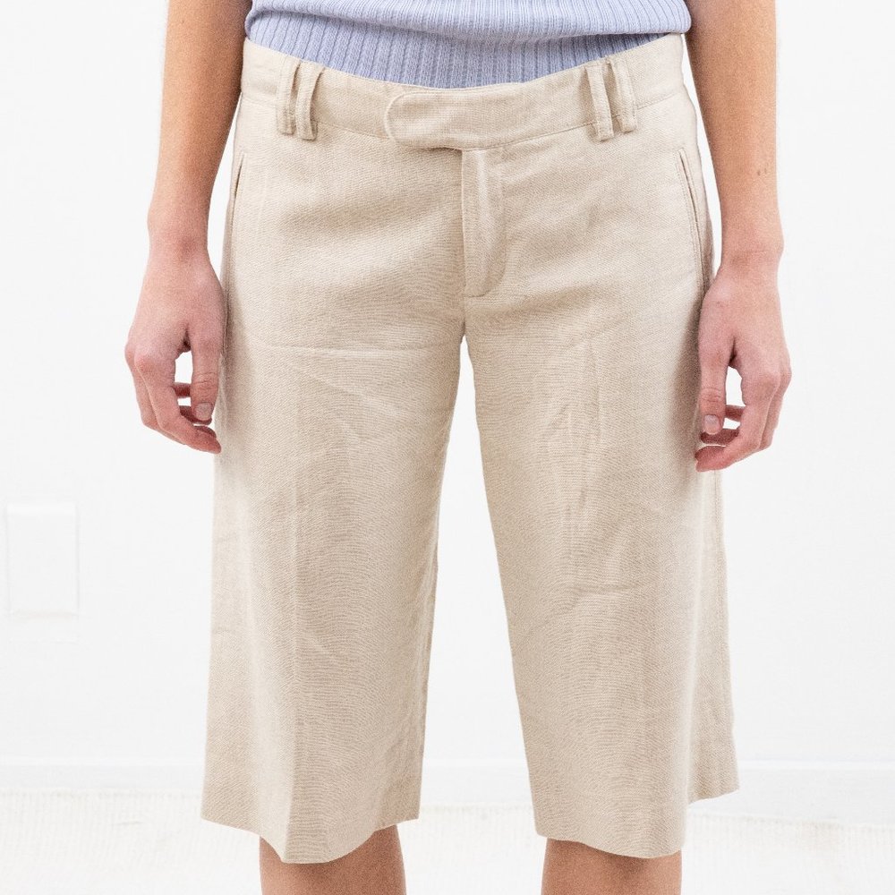 Anthropologie Catherine Malandrino RTW 2 Crop Pants Long Knee-Length Shorts